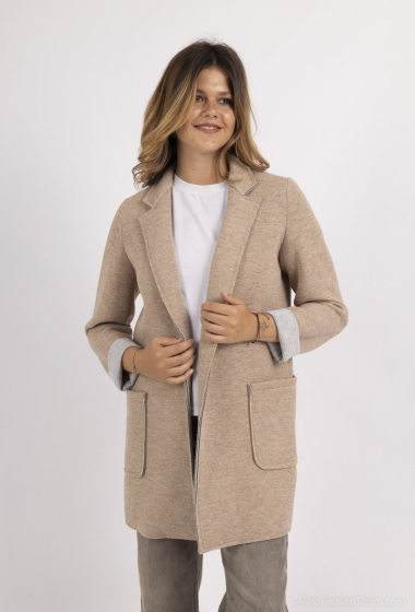 Wholesaler Pépouz' Paris - Mid-length sweatshirt jacket