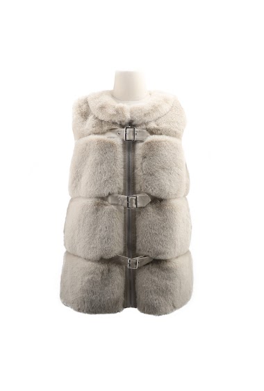 Grossiste Phanie Mode (Phanie accessories) - Gilet en fausse fourrure