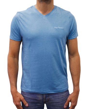 Wholesaler Pierre Cardin - Short-sleeved V-neck t-shirt