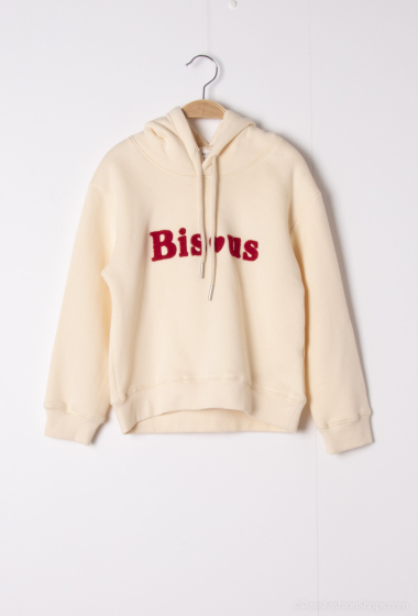 Grossiste PM Mère & Fille - Sweat à capuche avec inscription