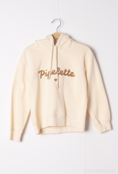 Grossiste PM Mère & Fille - Sweat à capuche avec inscription