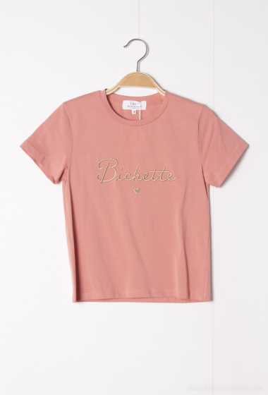 Wholesaler PM Mère & Fille - T-shirt with embroidery