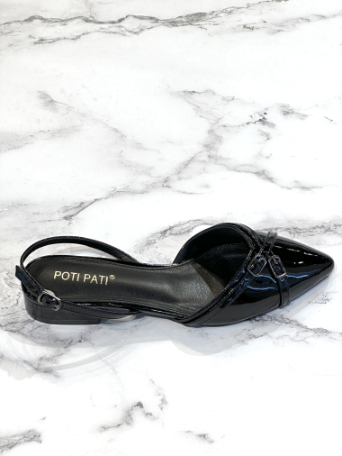 Wholesaler Poti Pati - SP008 Pointed patent ballerinas