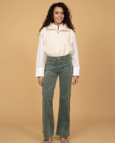 Grossiste R-Display - Pantalon Wide leg velour