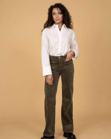 Grossiste R-Display - Pantalon Wide leg velour