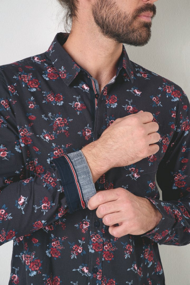 Mayorista RMS 26 BY FRANCE DENIM - Camisa con ramo en toda la prenda