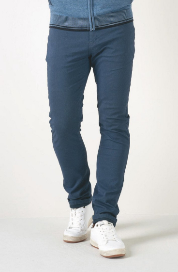 Großhändler RMS 26 BY FRANCE DENIM - All Over Blue 5-Pocket-Hose