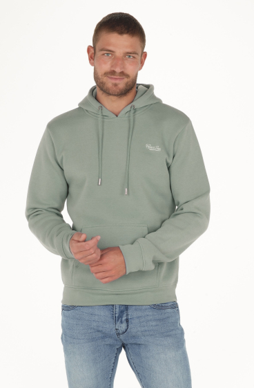 Wholesaler RMS 26 BY FRANCE DENIM - Pastel Fleece Hooded Sweatshirt