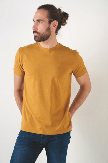 Großhändler RMS 26 BY FRANCE DENIM - Kurzarm-T-Shirt aus Stretch-Jersey