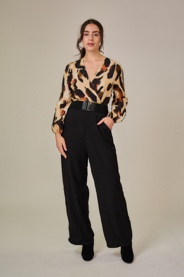 Wholesaler Rosa Fashion - Belted trouser suit