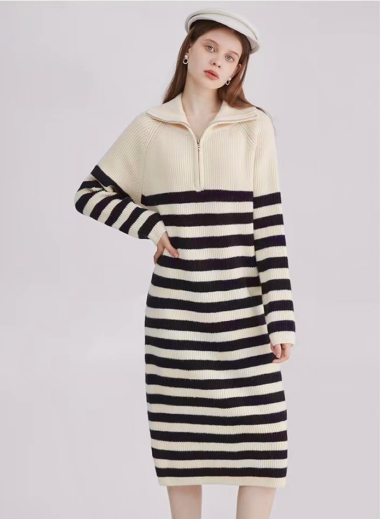 Wholesaler Rosy Days - Striped dress