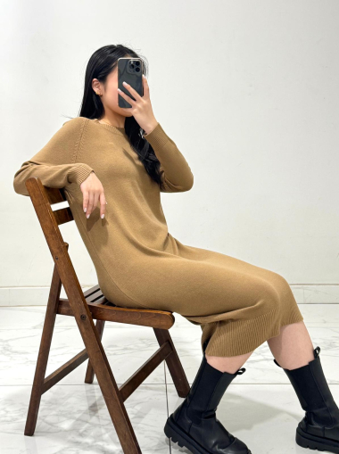 Wholesaler Rosy Days - Loose knit sweater dress