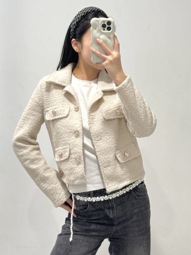 Wholesaler Rosy Days - Moumoute jacket with buttons