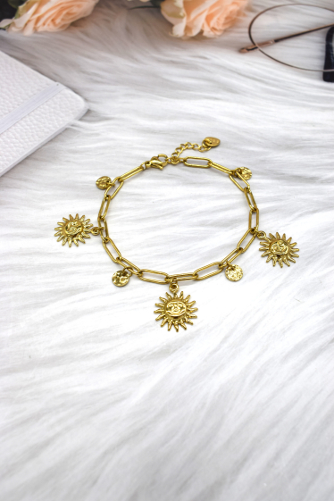 Wholesaler Rouge Bonbons - Stainless steel sun bracelet