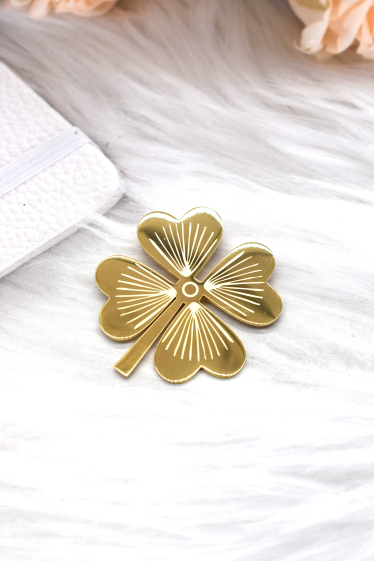 Wholesaler Rouge Bonbons - Stainless steel flower brooch