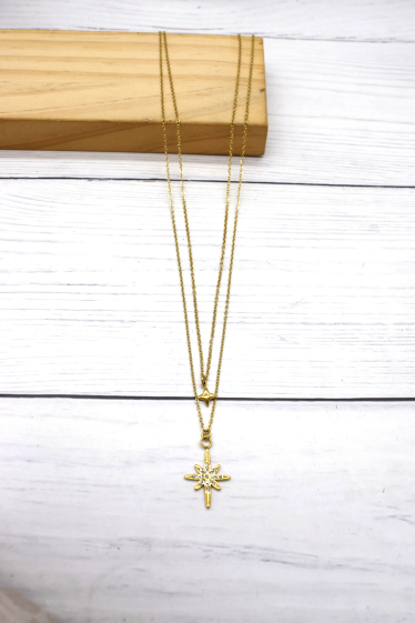 Wholesaler Rouge Bonbons - Stainless Steel Star Necklace