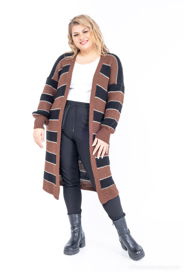 Grossiste RZ Fashion - Pull robe à capuche