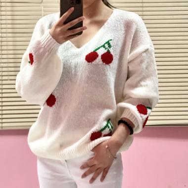 Wholesaler RZ Fashion - Sweater_cherry