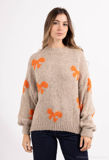 Großhändler Saison du vent - Pullover mit Schleifenmuster