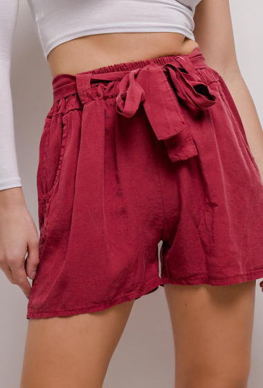 Großhändler Sandy Paris - Lyocell-Shorts mit Tasche