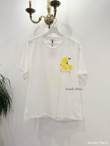 Großhändler Sandy Paris - T-Shirt aus Baumwolle mit Bären-Print