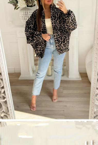 Grossiste Schilo-Jolie - VESTES BOMBERS LEOPARD