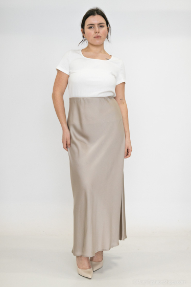 Wholesaler See Modern Grandes Tailles - Large size satin skirt