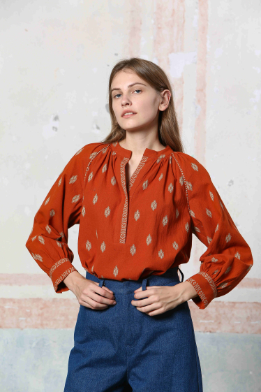 Grossiste SEE U SOON - Blouse avec broderies