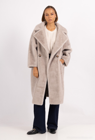 Grossiste SOGGO - Manteau long fourrure