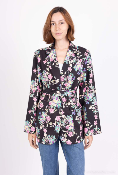 Grossiste SOGGO - veste blazer imprimée fleuri