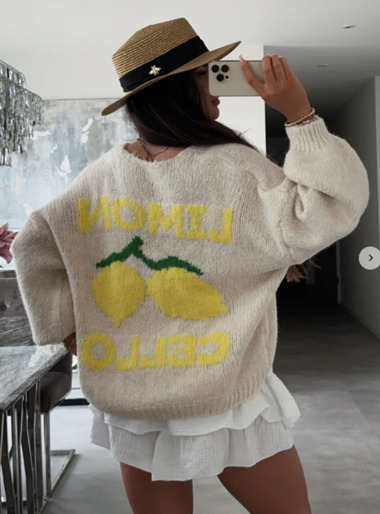 Wholesaler SO LOOK - “Lemon” cardigan vest