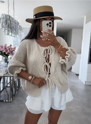 Wholesaler SO LOOK - Bow sweater