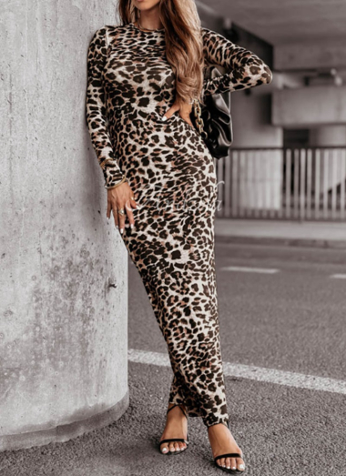 Wholesaler SO LOOK - Leopard print dress