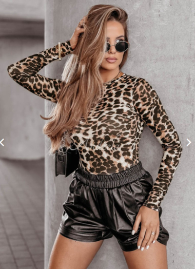 Wholesaler SO LOOK - Leopard print top