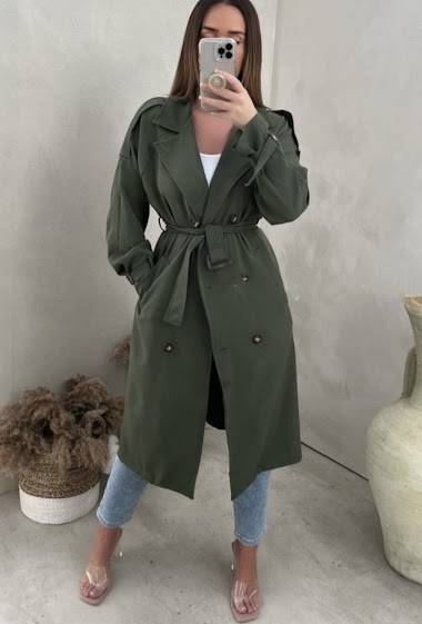 Großhändler SO LOOK - Trenchcoat mit Gürtel