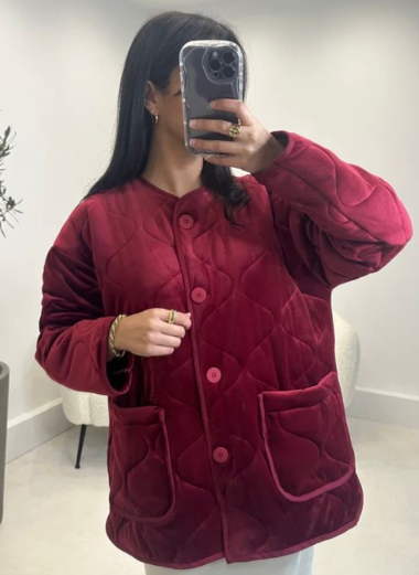 Wholesaler SO LOOK - Quilted velvet jacket