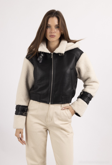 Wholesaler Softy by Ever Boom - Bi-material aviator jacket