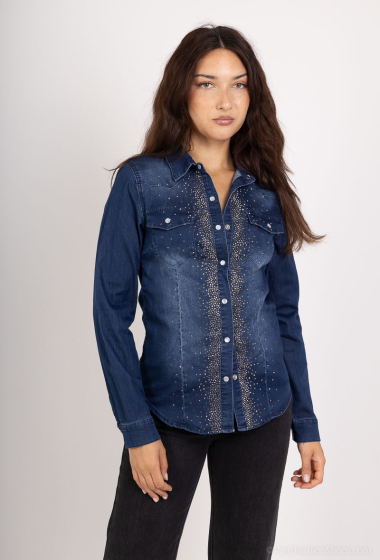 Wholesaler Softy by Ever Boom - Stretch denim shirt