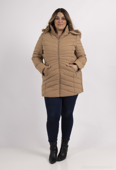 Wholesaler Big Size Exclusive - Mid-length down jacket, lined inside