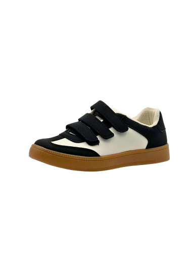 Grossiste Stephan Paris - Baskets Velcro Bicolores