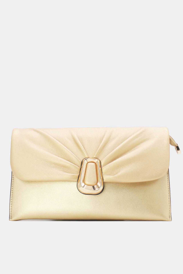 Wholesaler Tom & Eva - Crossbody Pouch with Ruched Flap