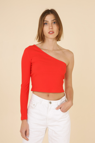 Wholesaler Van Der Rock - Asymmetric long sleeve top