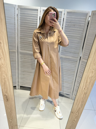 Wholesaler Victoria & Isaac - BIJOUX OVERSIZE SHIRT DRESS