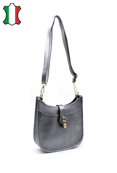 Grossiste Vimoda - Sac pochette en cuir avec cadenas