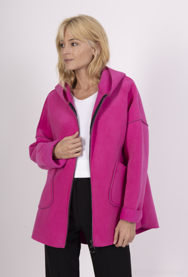 Grossiste VIVICHY - Gilet manteau à zip