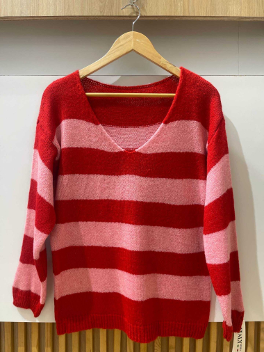 Wholesaler VIVICHY - STRIPED SWEATER