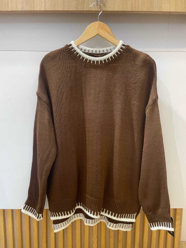 Wholesaler VIVICHY - ROUND NECK SWEATER