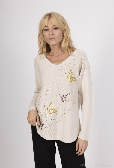 Wholesaler VIVICHY - PRINTED SWEATER