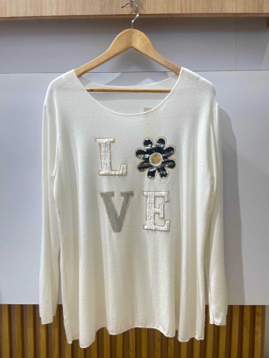 Wholesaler VIVICHY - LONG SLEEVED TOP.LOVE