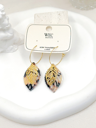 Wholesaler WEC Bijoux - STAINLESS STEEL EARRINGS